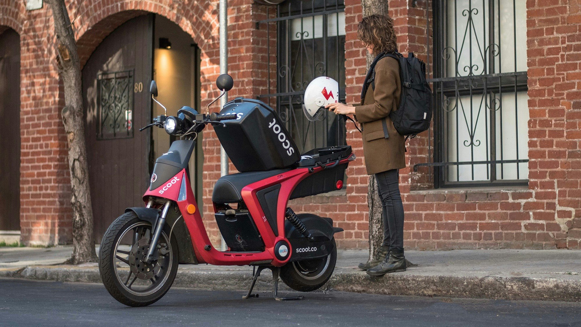 A Scoot moped. Photo by Scoot