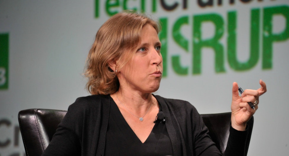 YouTube chief Susan Wojcicki. Photo by TechCrunch.