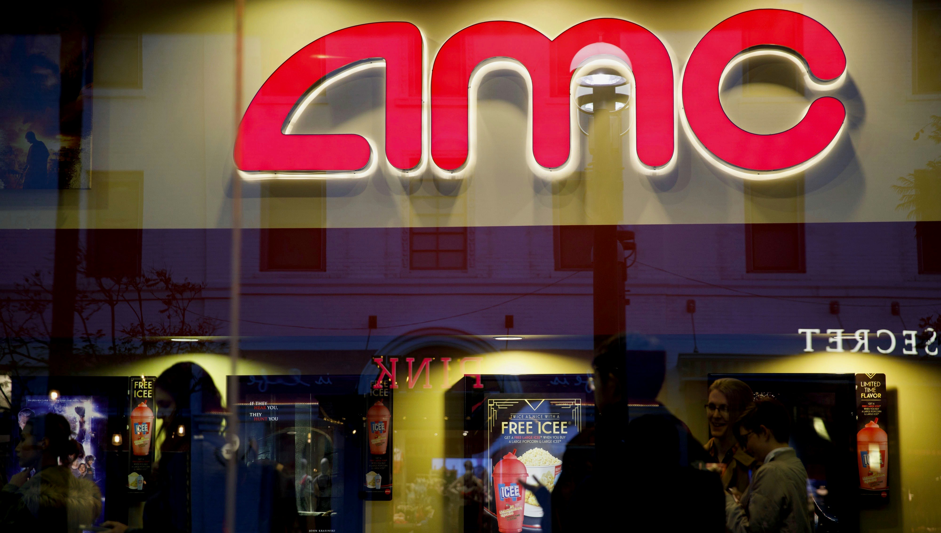 An AMC theater in Santa Monica, California. Photo by Bloomberg