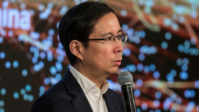 Alibaba CEO Daniel Zhang. Photo by Bloomberg