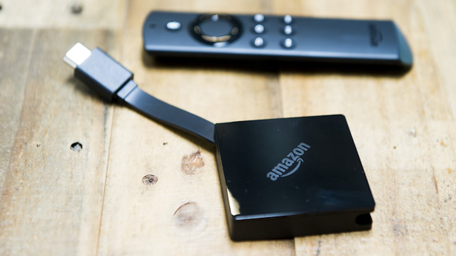 Amazon's latest Fire Stick TV devices introduced last year. Photo by Bloomberg