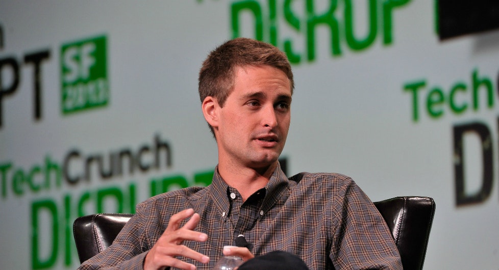 Snapchat CEO Evan Spiegel. Photo by TechCrunch.