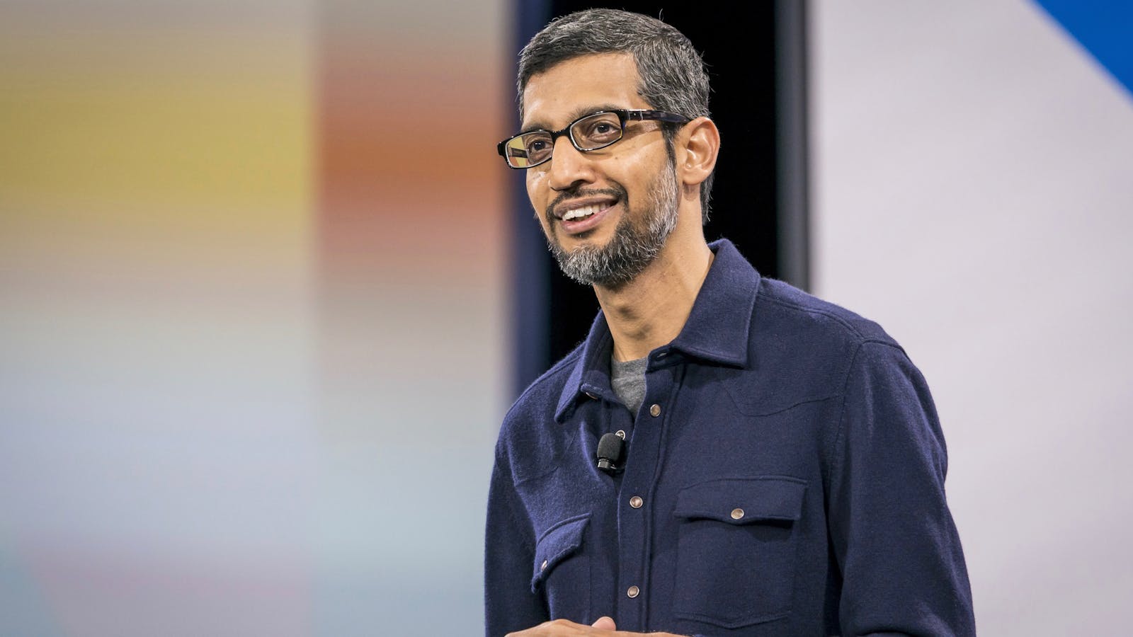 Google CEO Sundar Pichai. Photo by Bloomberg