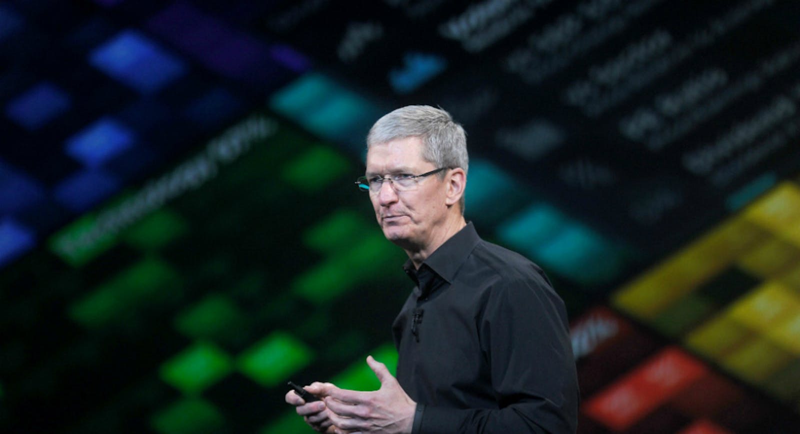 Apple CEO Tim Cook. Photo by Bloomberg.