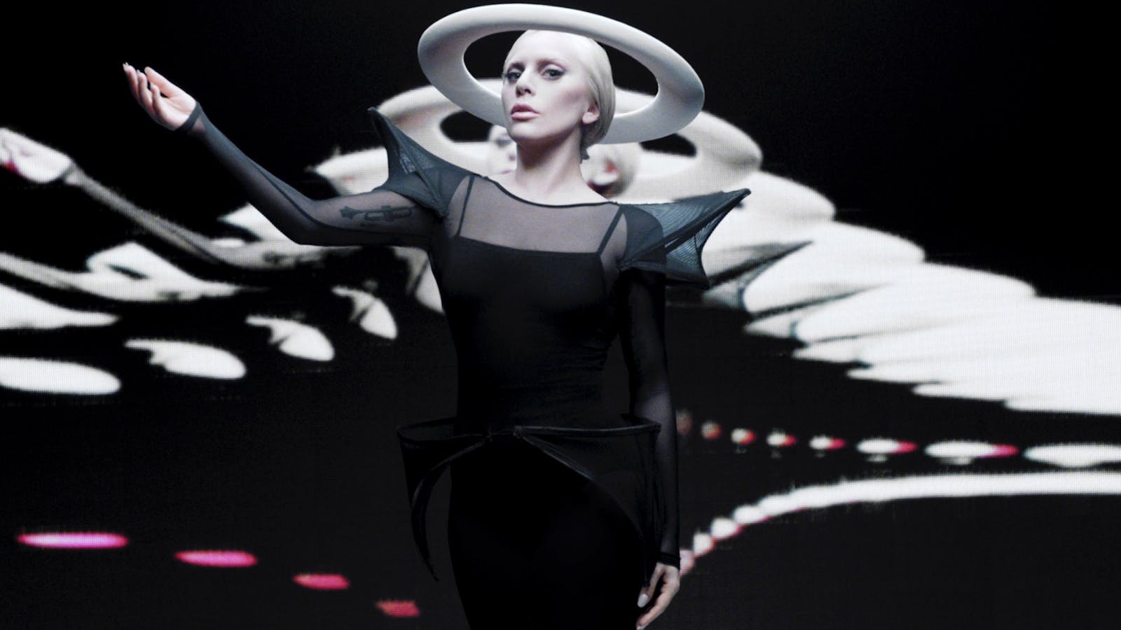 A publicity photo from Lady Gaga's collaboration with Intel. Photo by Intel 