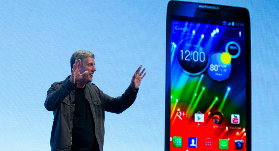 Rick Osterloh, chief operating office of Motorola. Photo by Bloomberg.