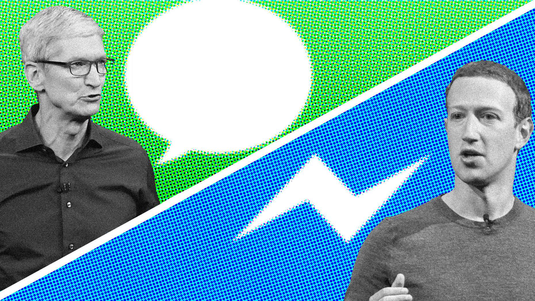 Apple, Facebook Messaging Rivalry Hints at Intensifying Services Battle