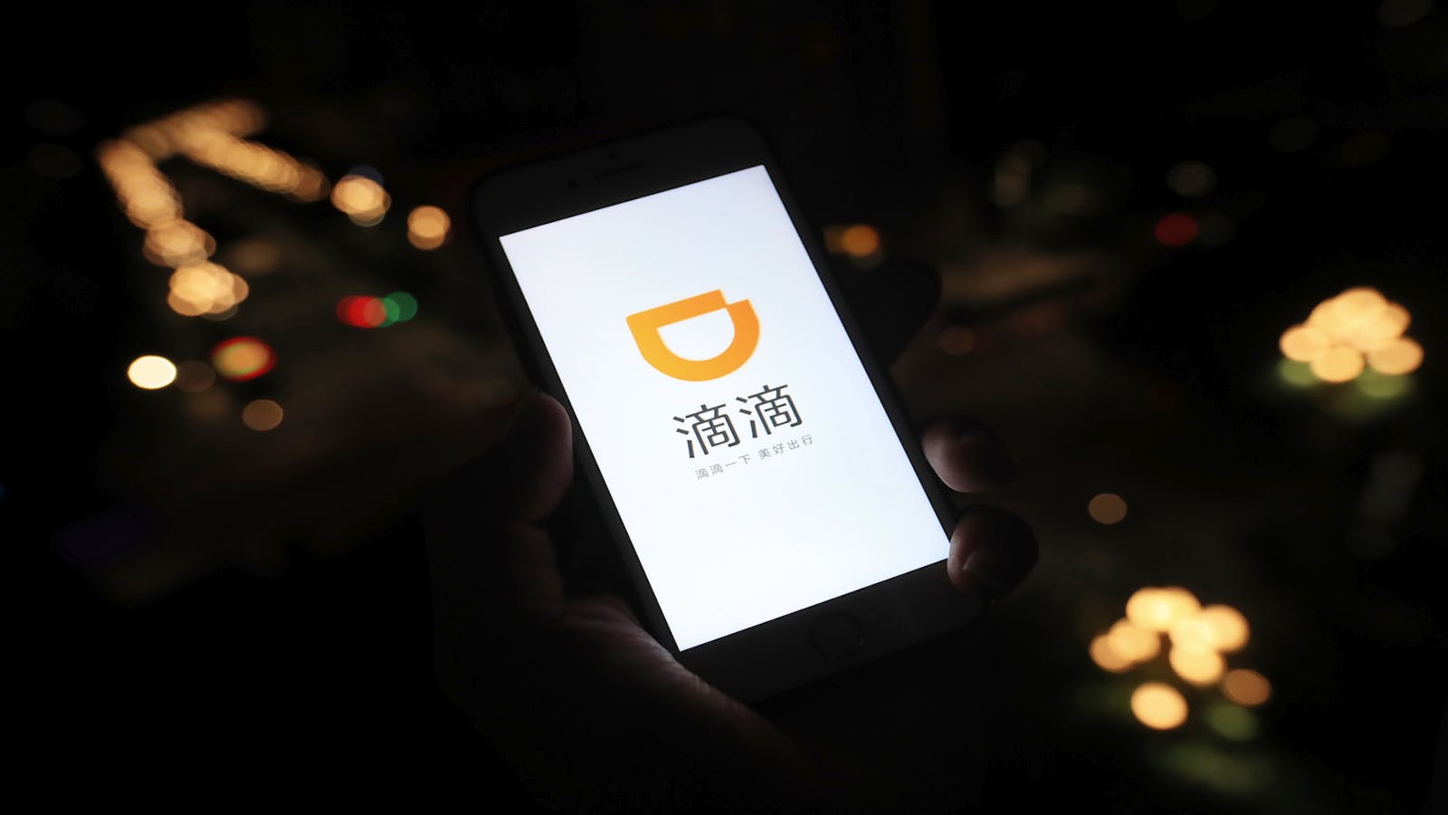 Smartphone app Didi Chuxing. Photo by Imaginechina via AP Images.
