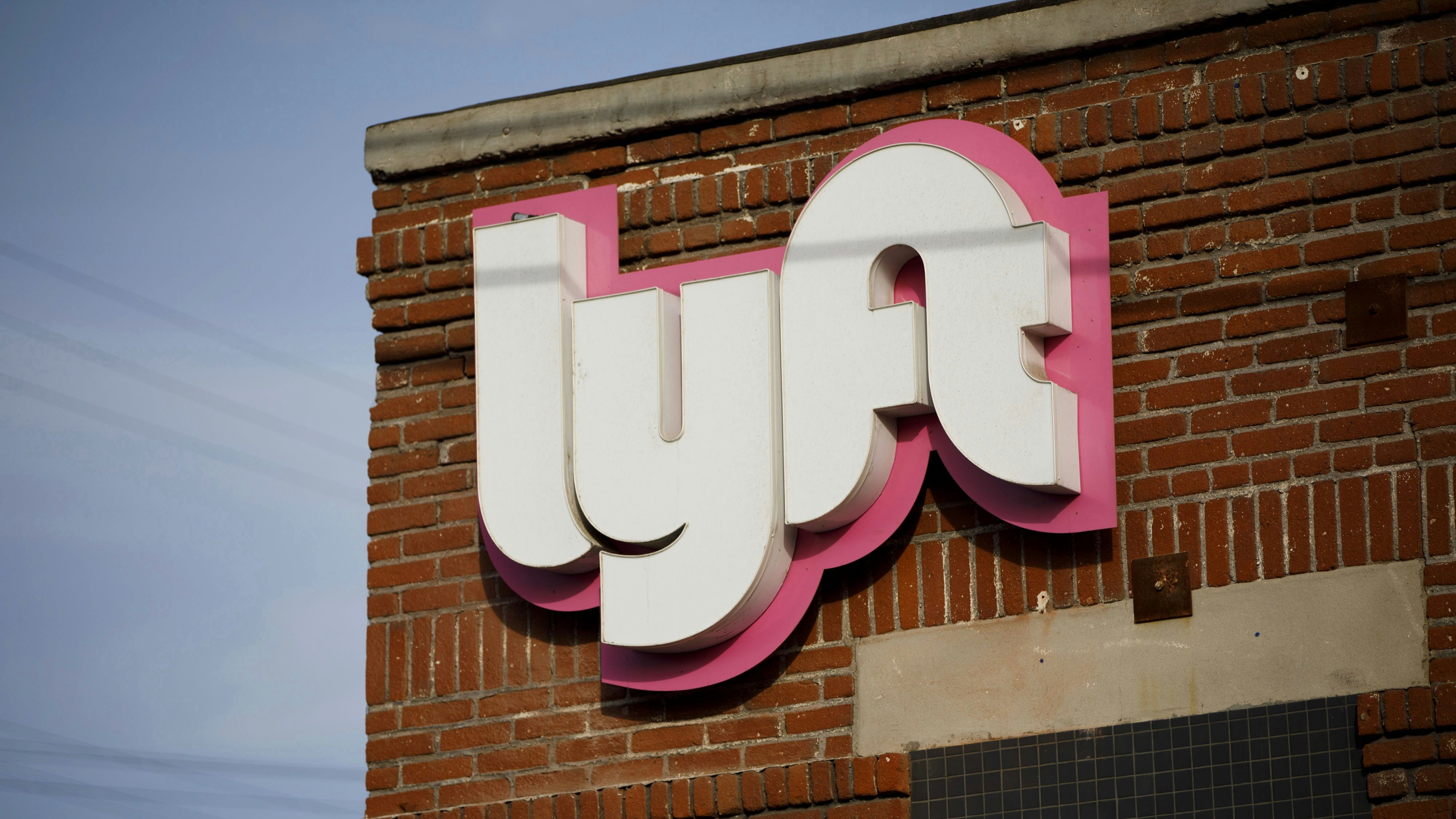 A Lyft driver hub building in Los Angeles. Photo by Bloomberg