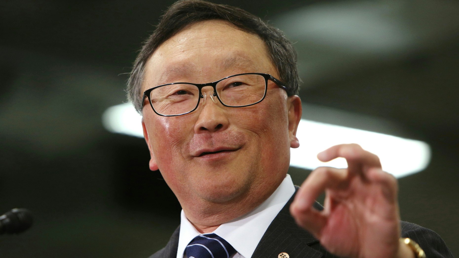 Blackberry CEO John Chen. Photo by Bloomberg