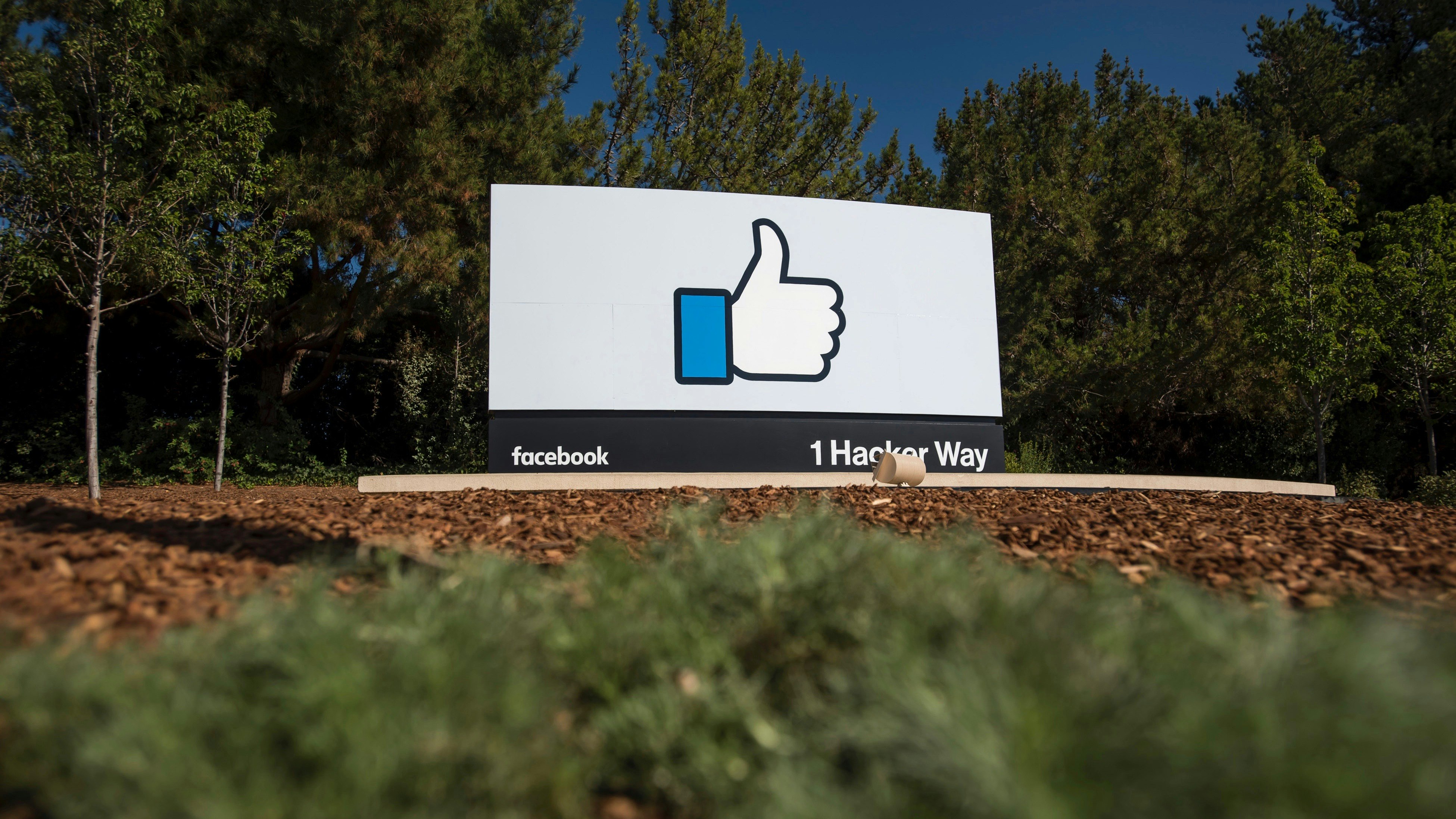 Facebook's campus in Silicon Valley. Photo by Bloomberg