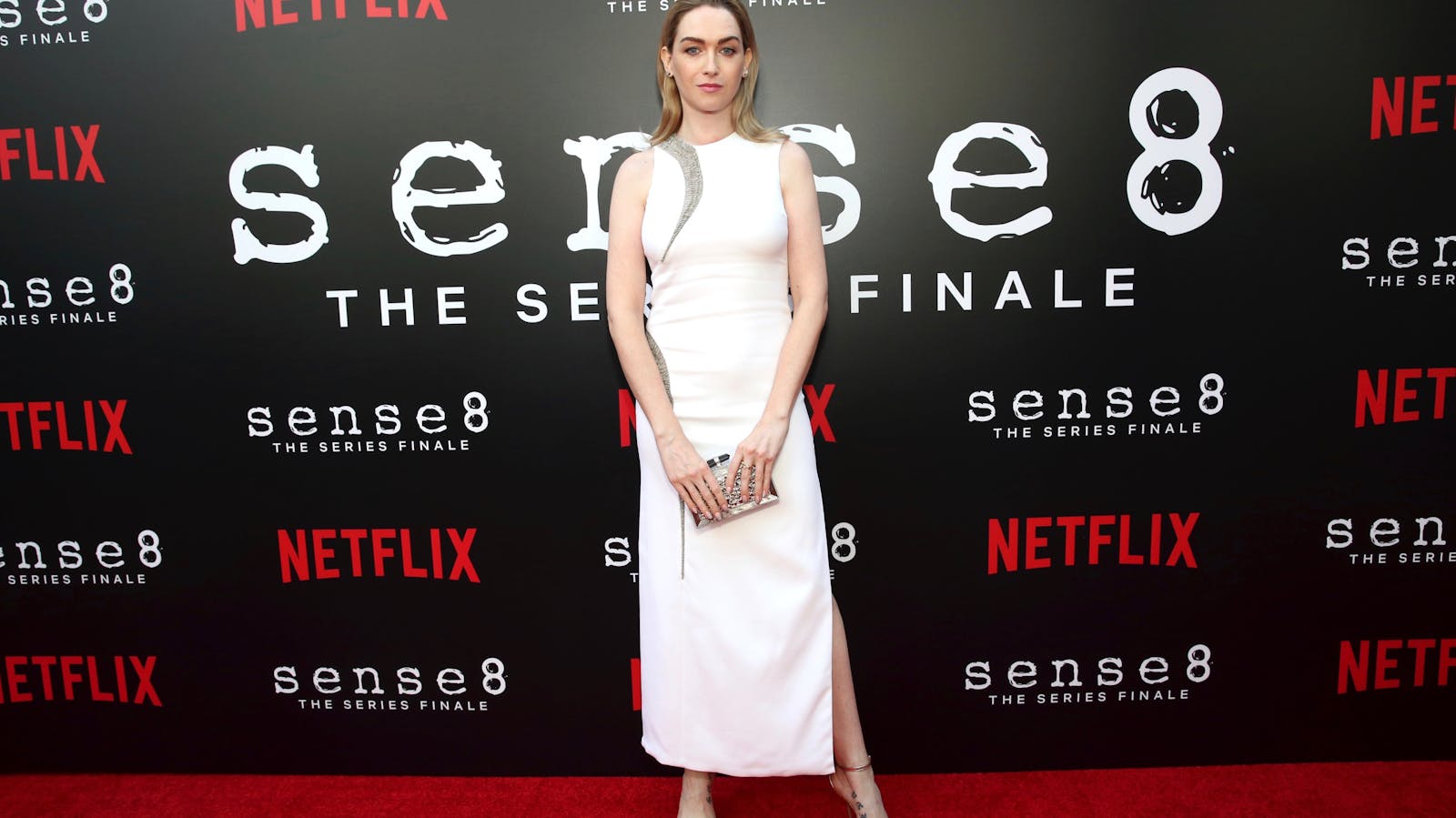 Actress Jamie Clayton from "Sense8" at a screening for the show in Los Angeles last June. Photo by AP