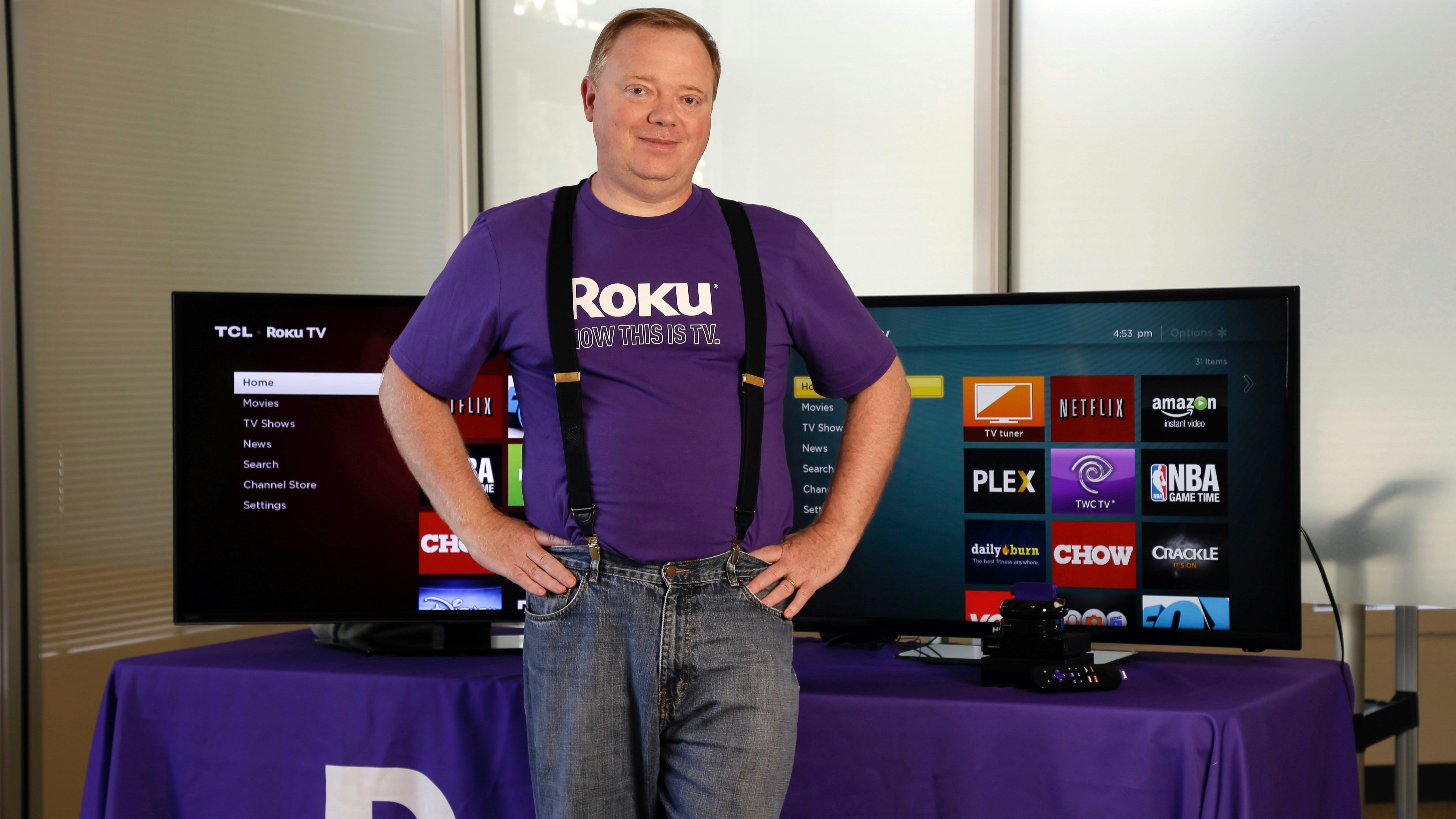 Roku CEO Anthony Wood. Photo by AP