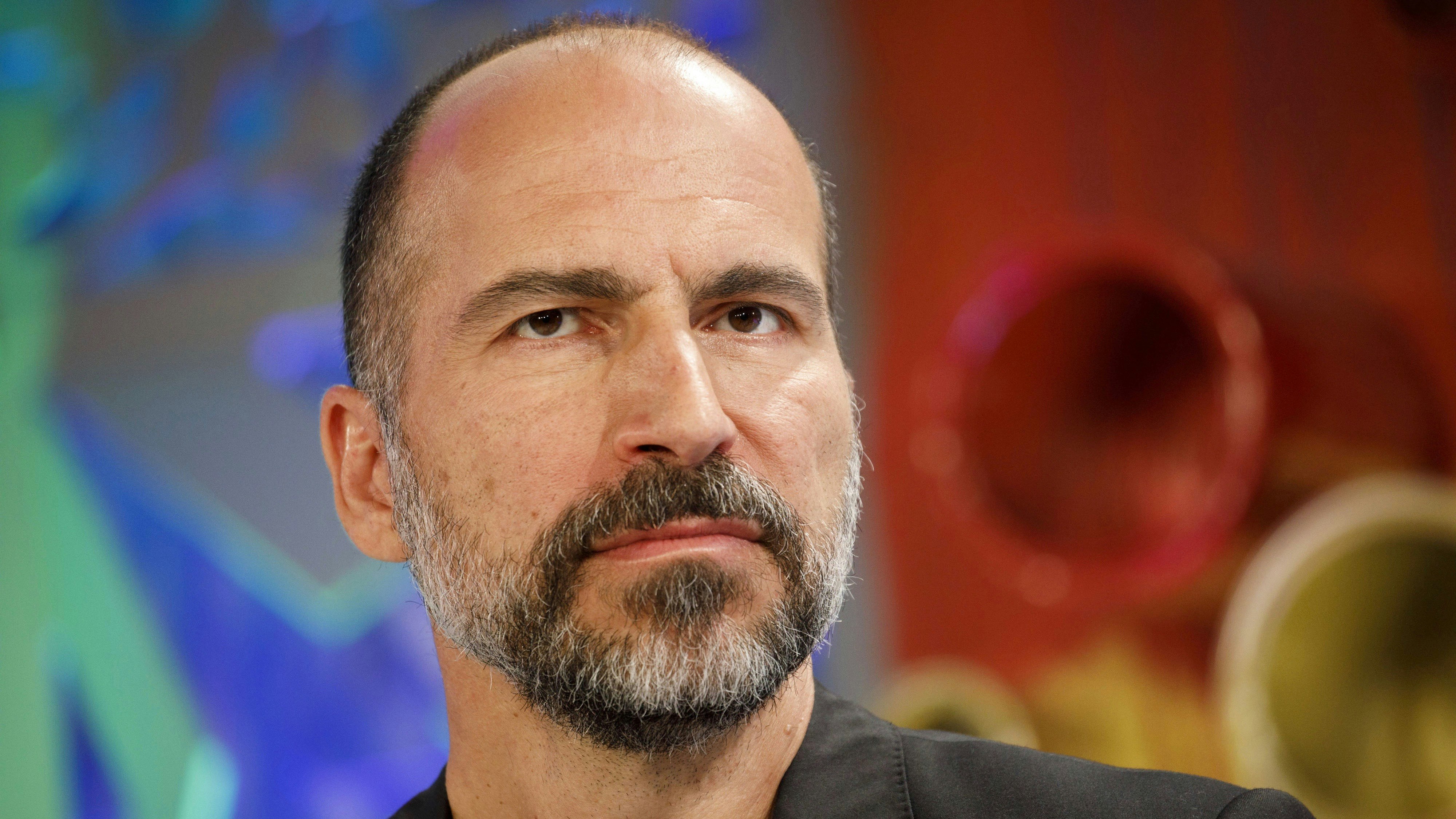 Uber CEO Dara Khosrowshahi. Photo by Bloomberg