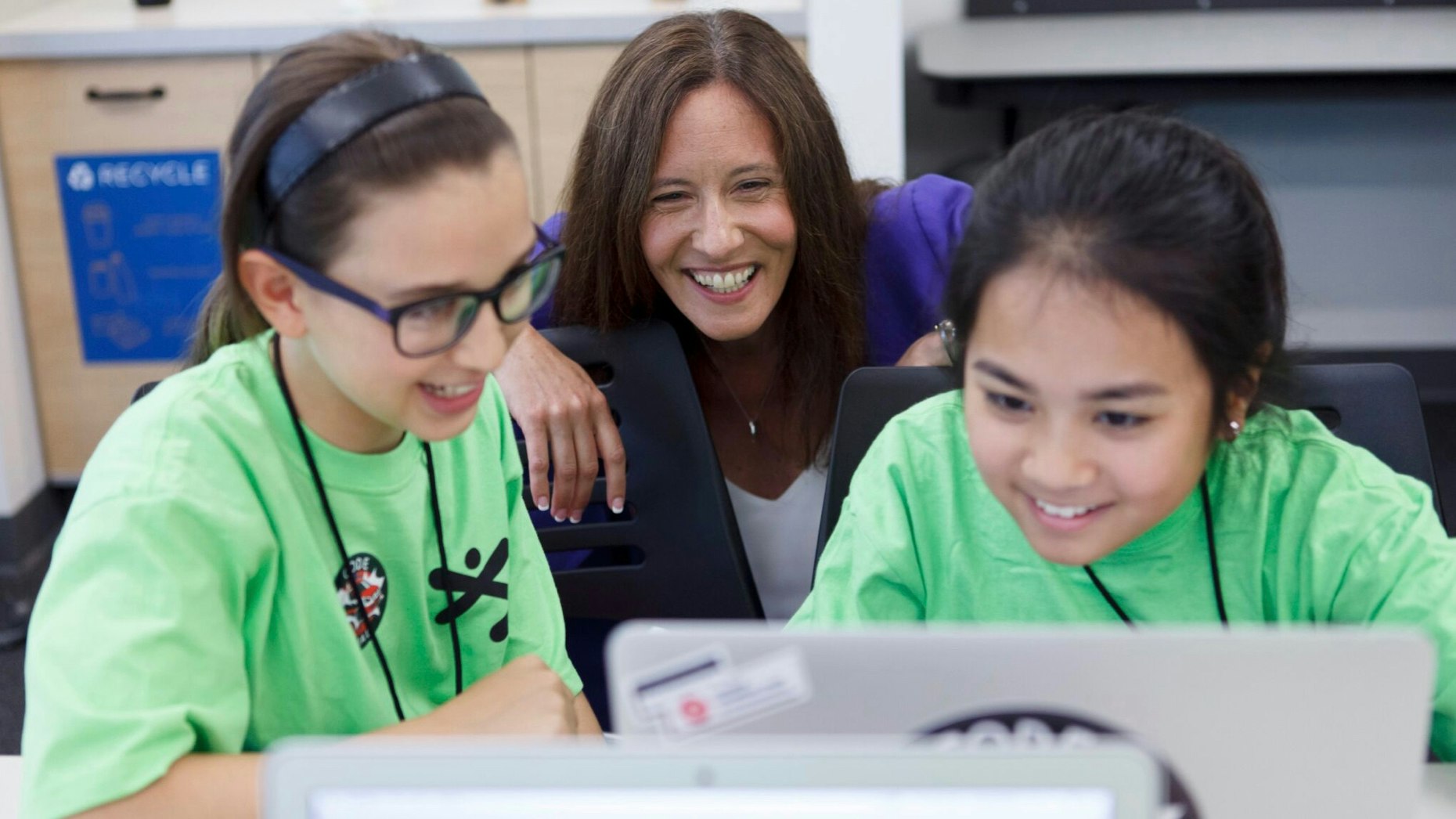 Amazon's Beth Galetti, center. Photo by Amazon