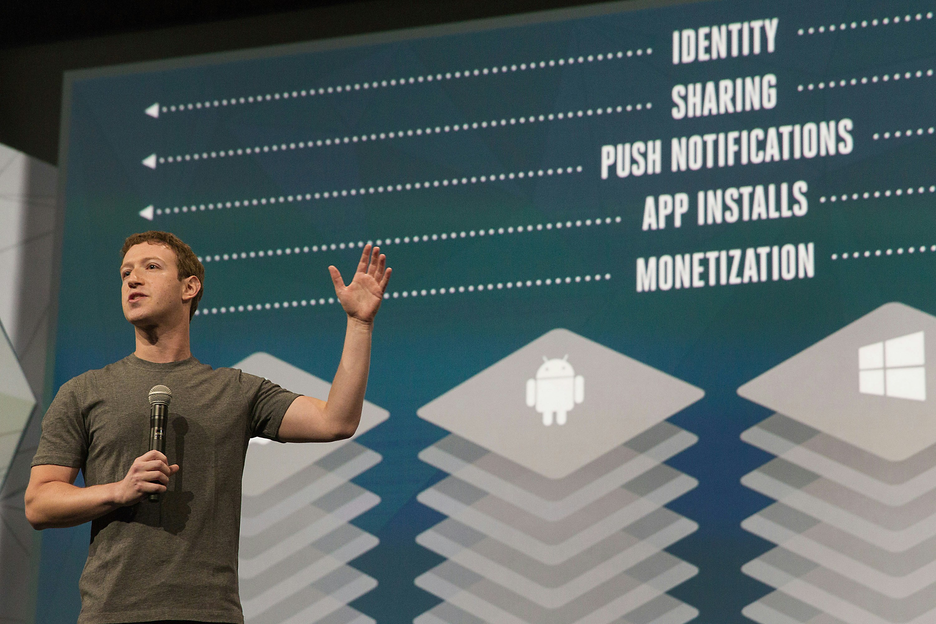 Facebook CEO Mark Zuckerberg. Photo by Bloomberg.