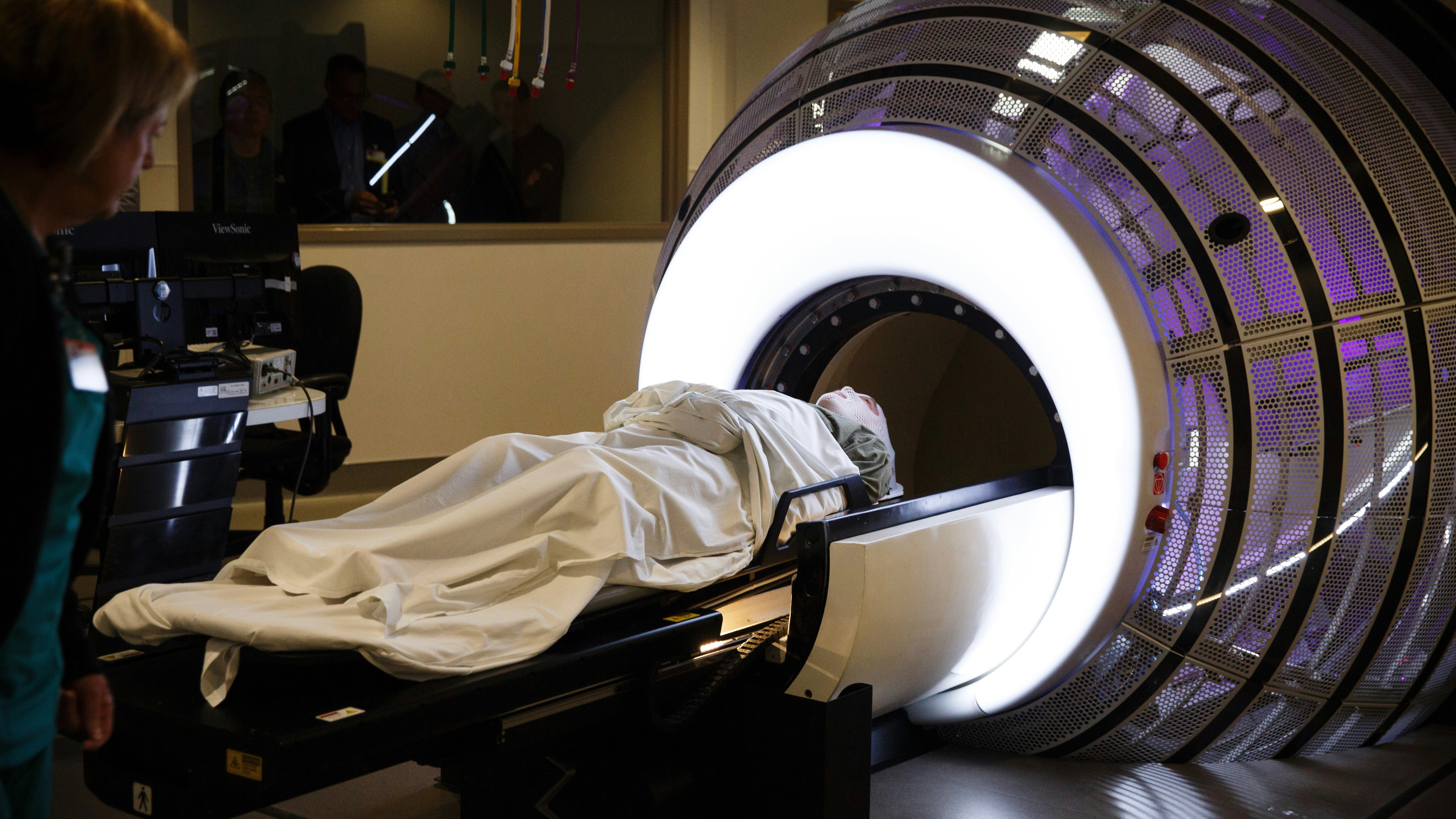 Zap's radiosurgery device. Photo by Zap