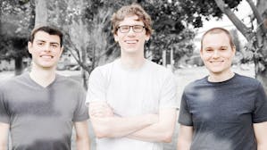 Zapier founders Mike Knopp, Bryan Helmig and Wade Foster. Photo: Zapier