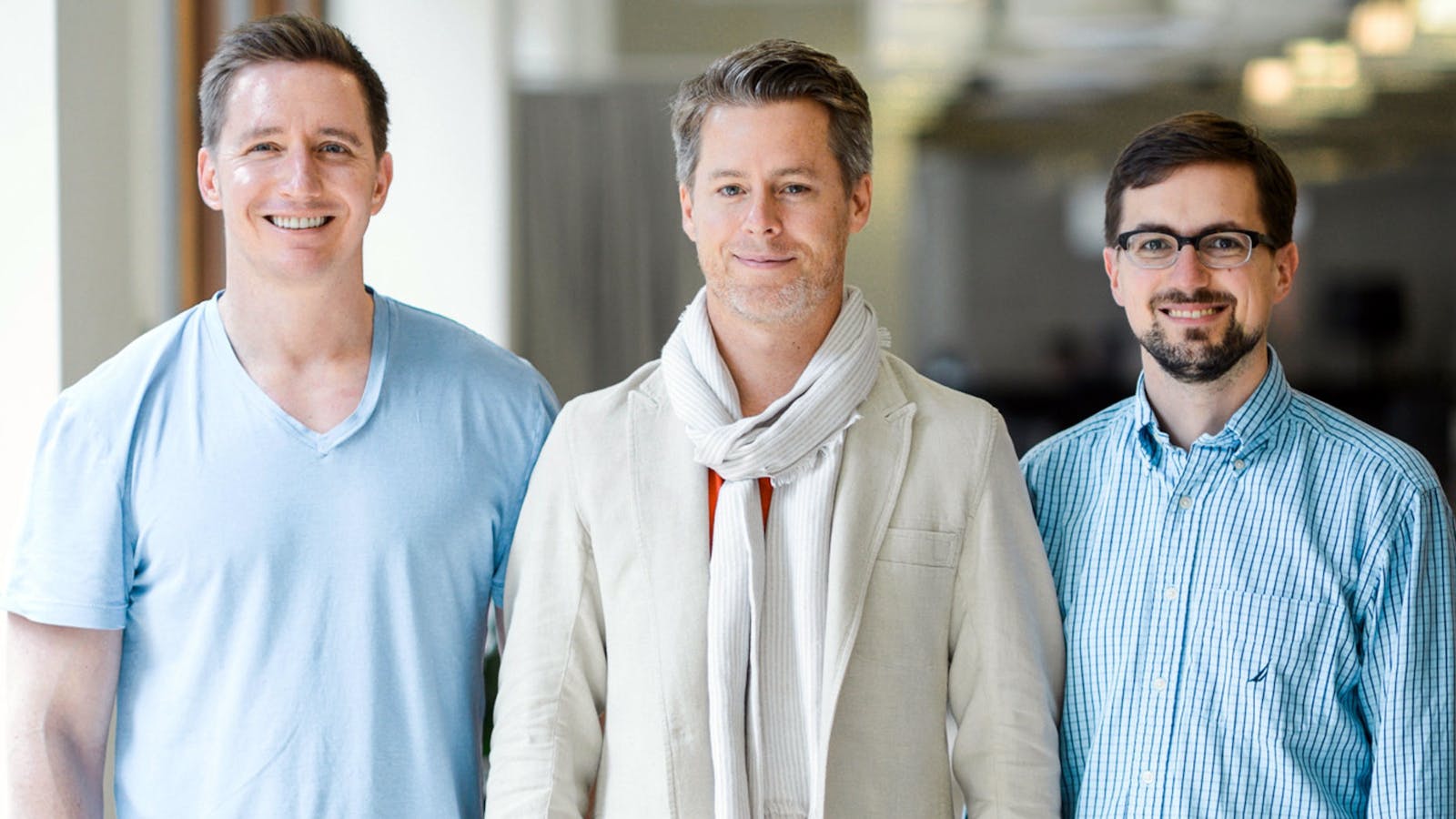 Cockroach Labs co-founders (from left): Peter Mattis, Spencer Kimball, and Ben Darnell. Photo by Cockroach Labs.