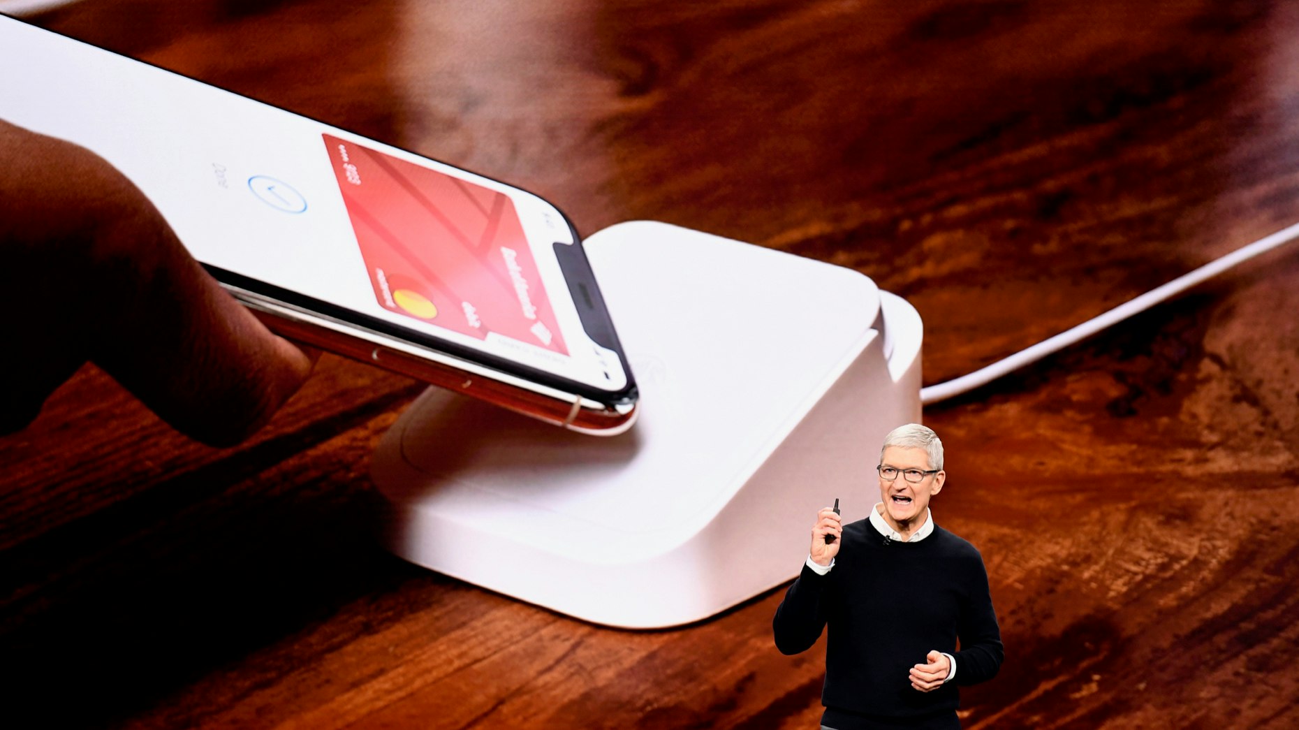 Apple CEO Tim Cook in March. Photo by Bloomberg