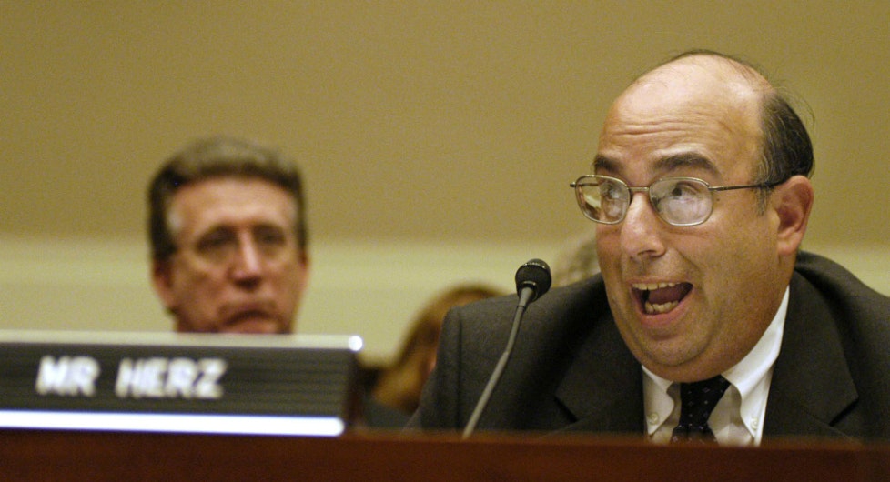 Robert Herz of FASB testifies on expensing of stock options in 2004. Photo by Bloomberg.