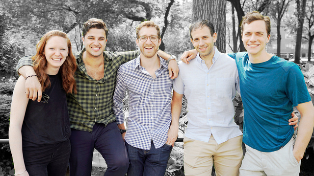 Candid founders Lilla Cosgrove, Bobby Ghoshal; Sam Levine, Nick Greenfield and Spencer Salovaara. Photo: Candid