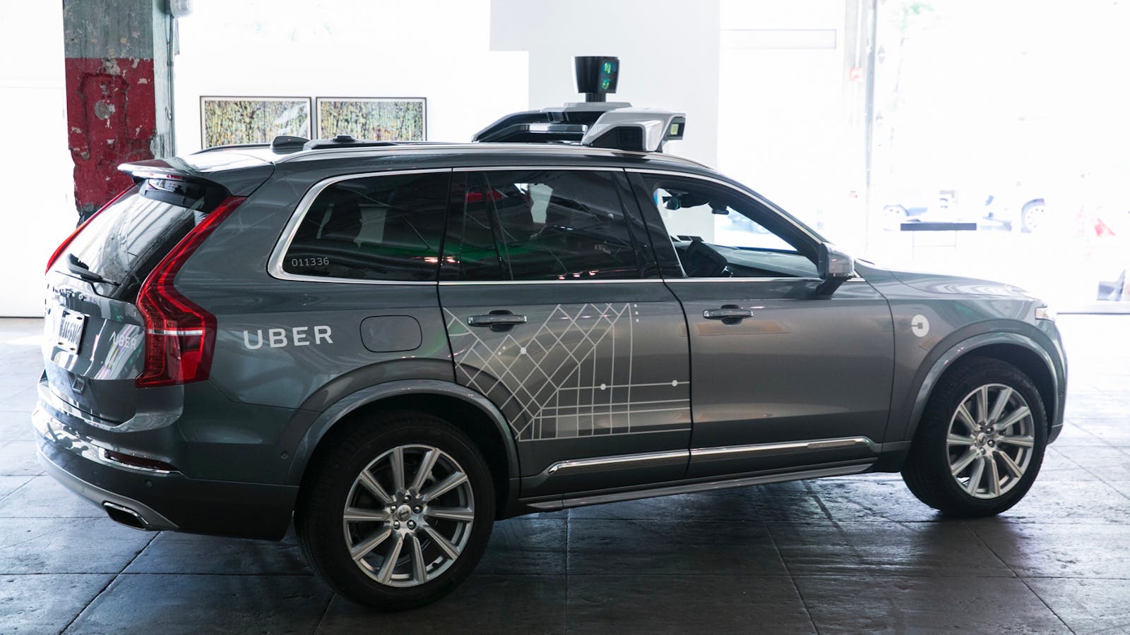 An Uber self-driving car. Photo by AP