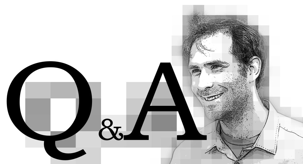 Twitch CEO Emmett Shear. Illustration by Matthew Vascellaro.