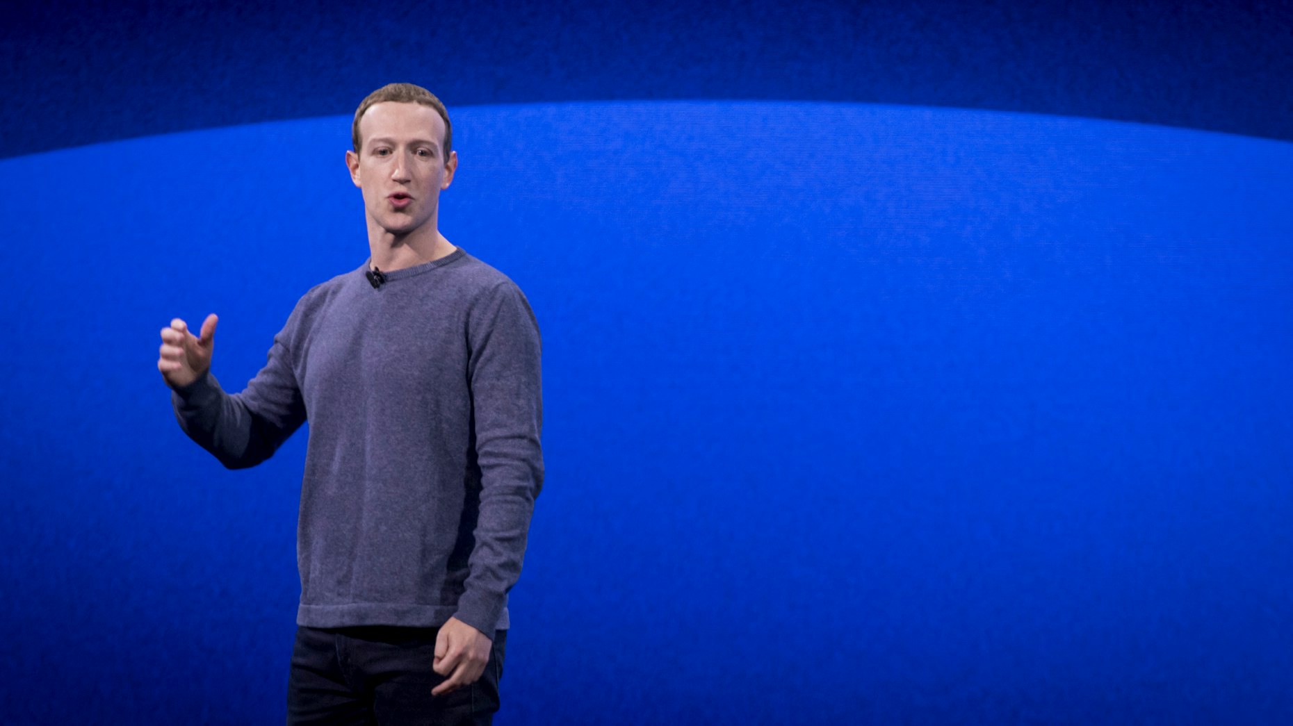 Facebook CEO Mark Zuckerberg. Photo by Bloomberg