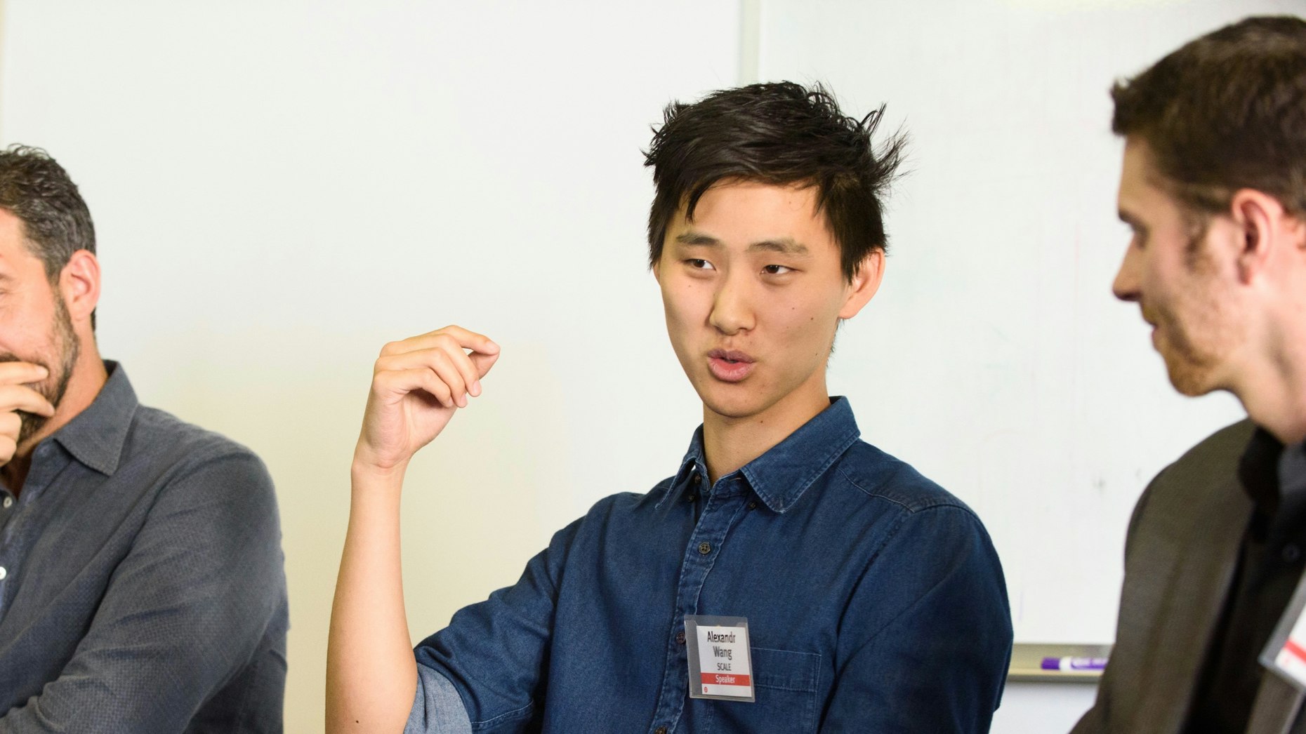 Scale CEO Alexandr Wang. Photo by Erin Beach