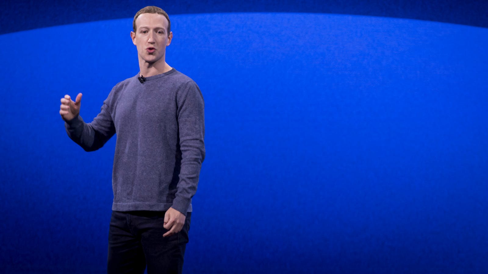 Facebook CEO Mark Zuckerberg. Photo by Bloomberg