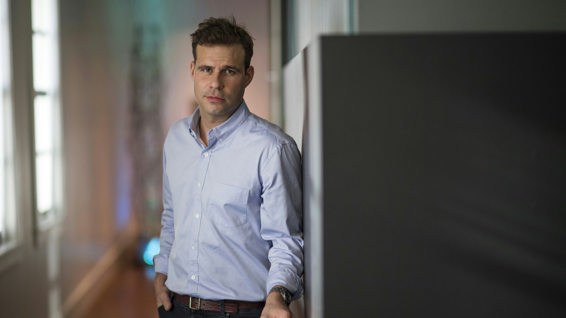 Postmates CEO Bastian Lehmann. Photo by Bloomberg
