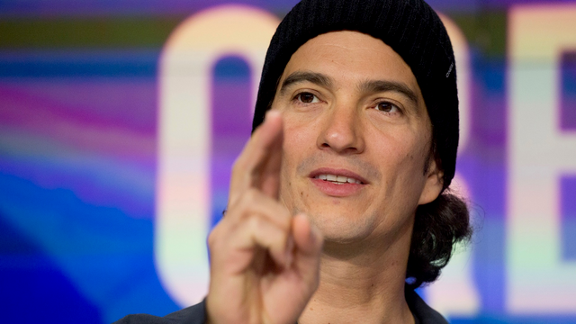 WeWork CEO Adam Neumann, in New York last year. Photo: AP