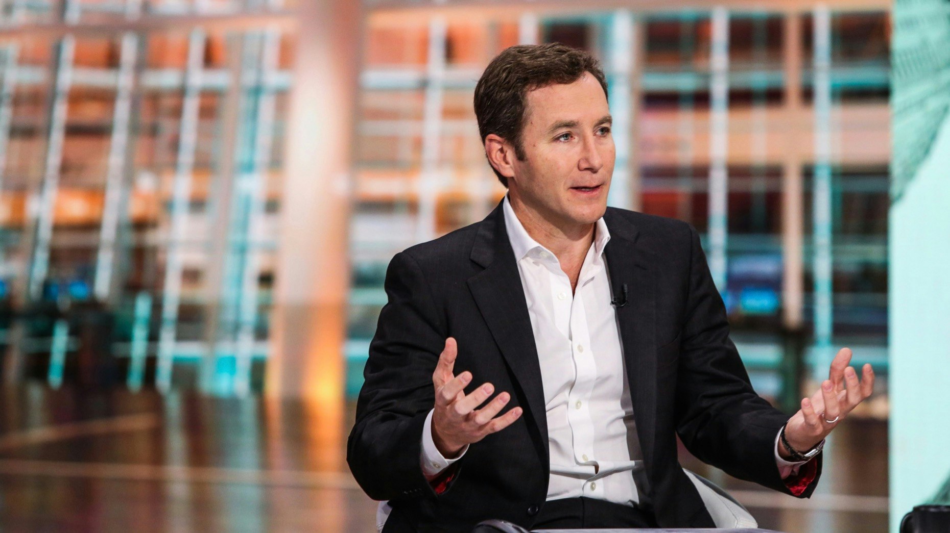 John Foley, founder and CEO of Peloton. Photo by Bloomberg.
