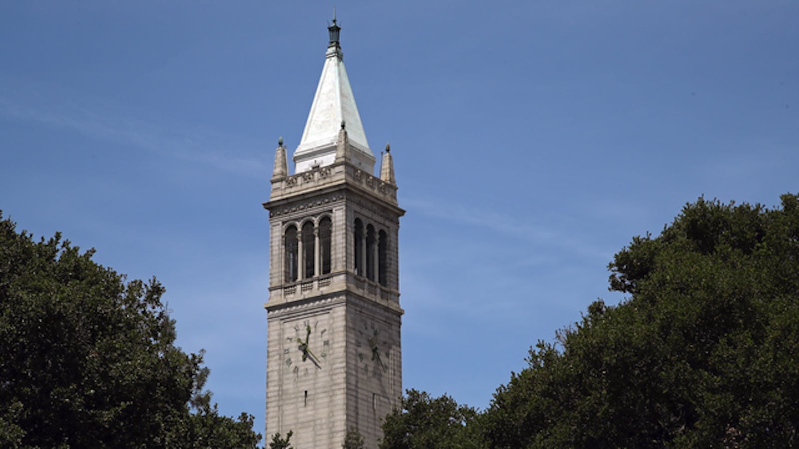 Sather Tower, on the UC Berkeley campus. Photo by AP.