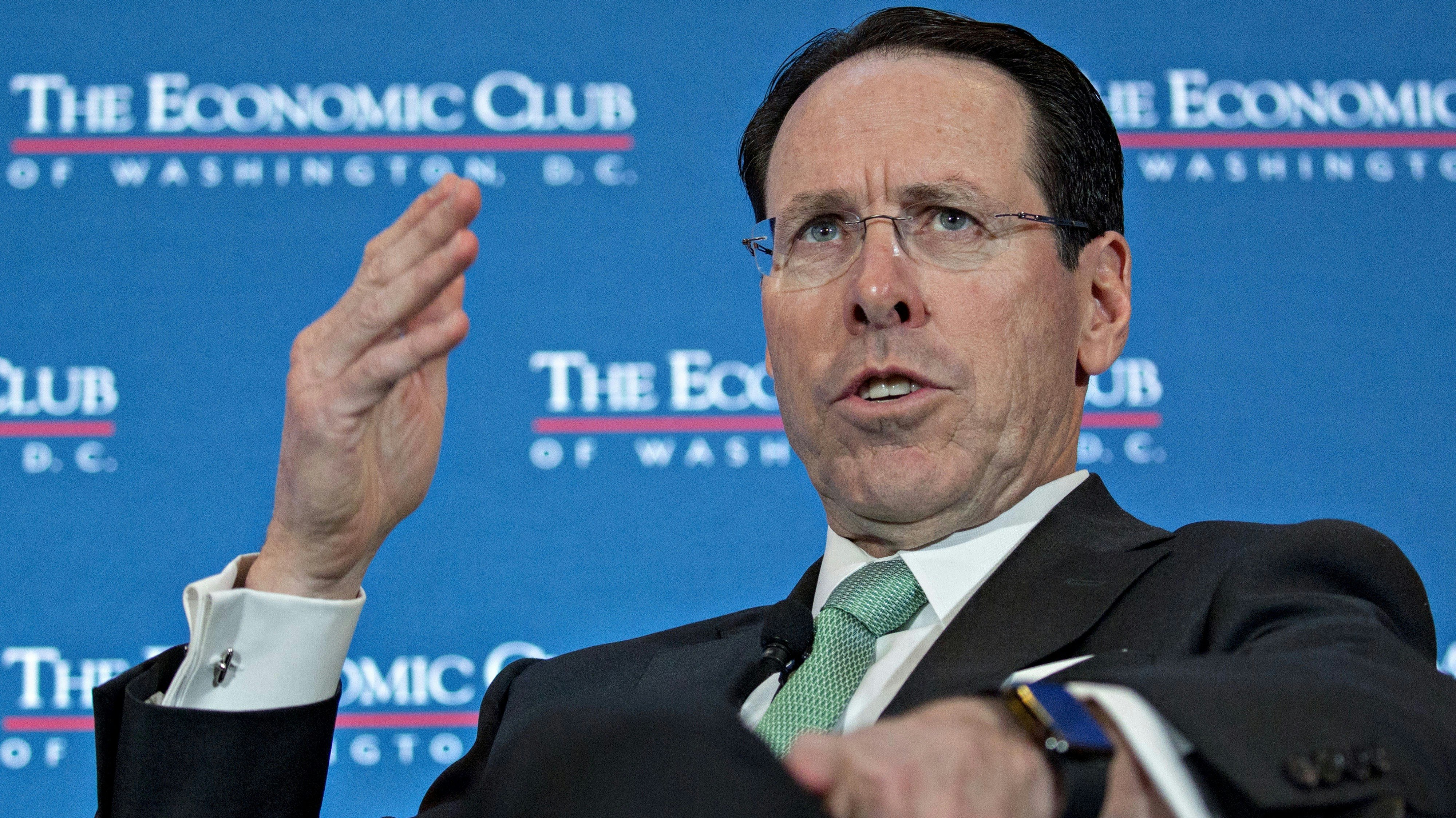 AT&T CEO Randall Stephenson. Photo by Bloomberg