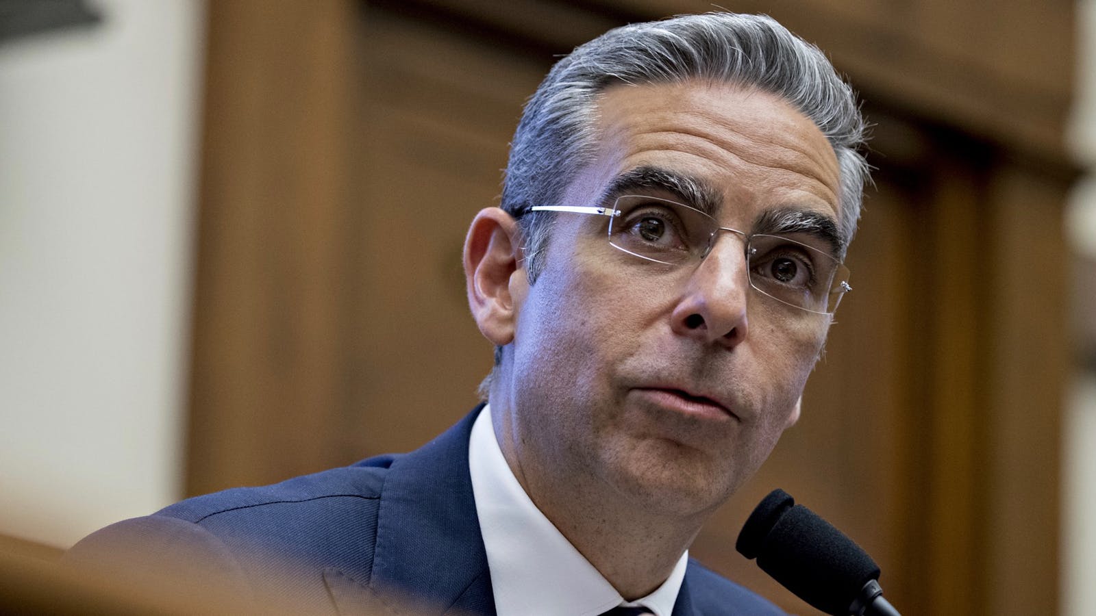 Facebook's David Marcus during a House Financial Services Committee hearing in July. Photo: Bloomberg