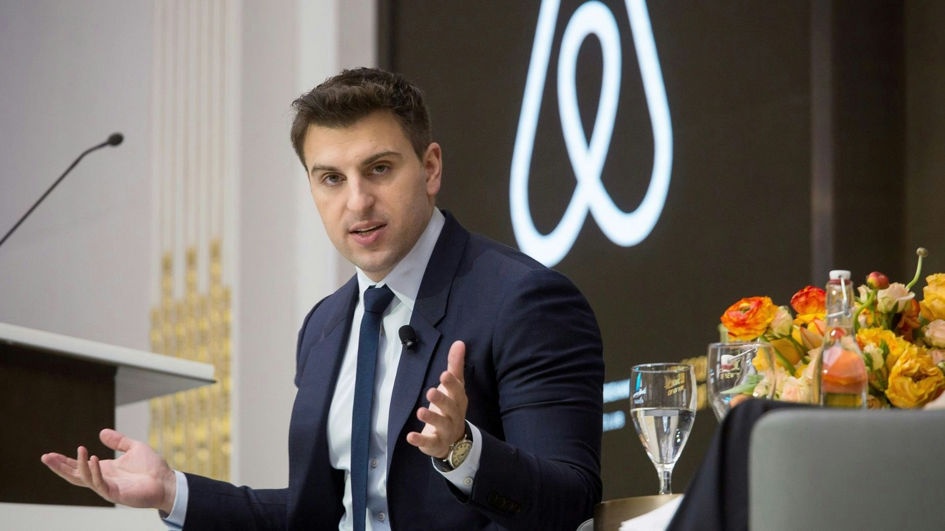 Airbnb CEO Brian Chesky. Photo: Bloomberg