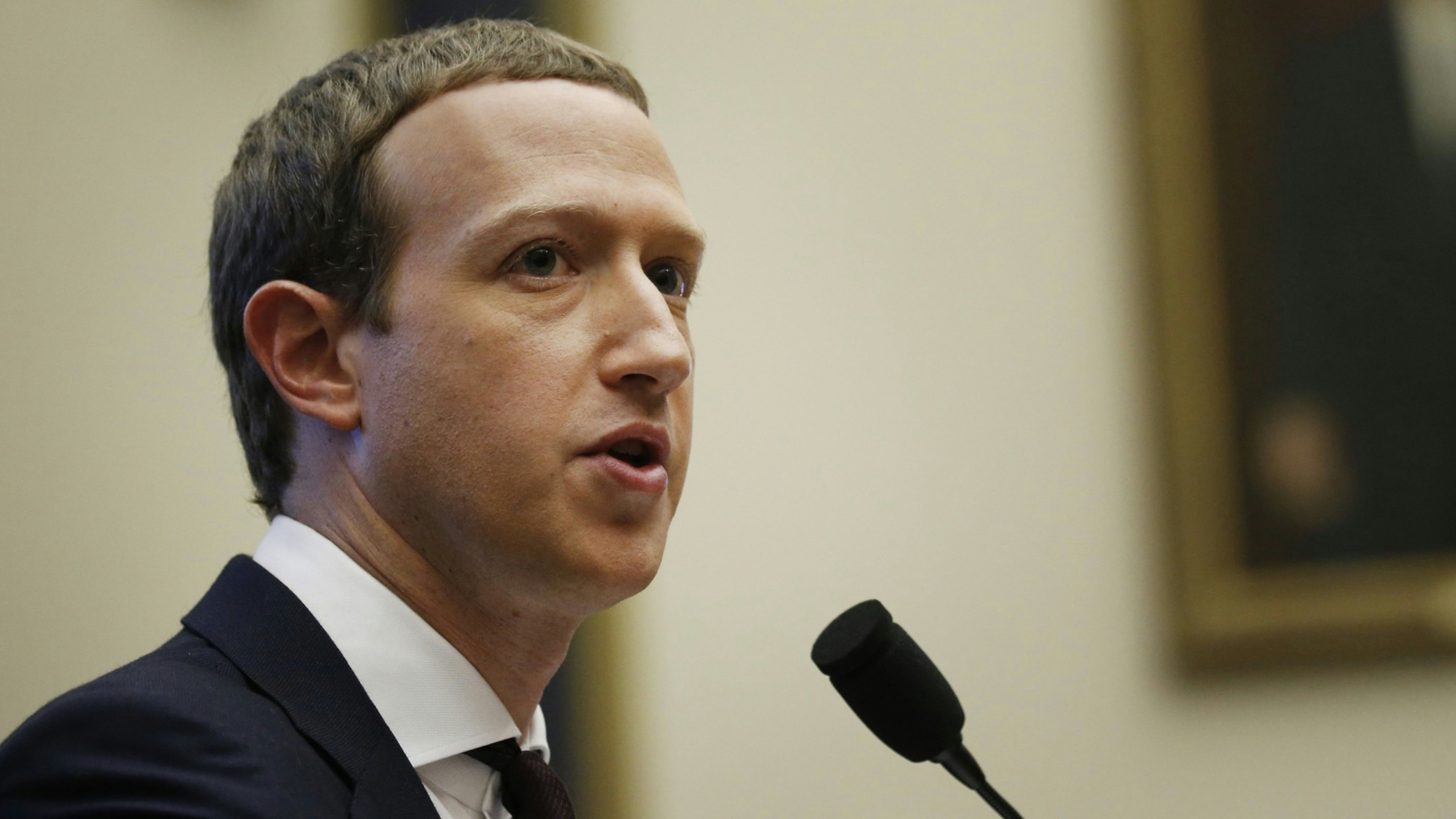 Facebook CEO Mark Zuckerberg. Photo by Bloomberg