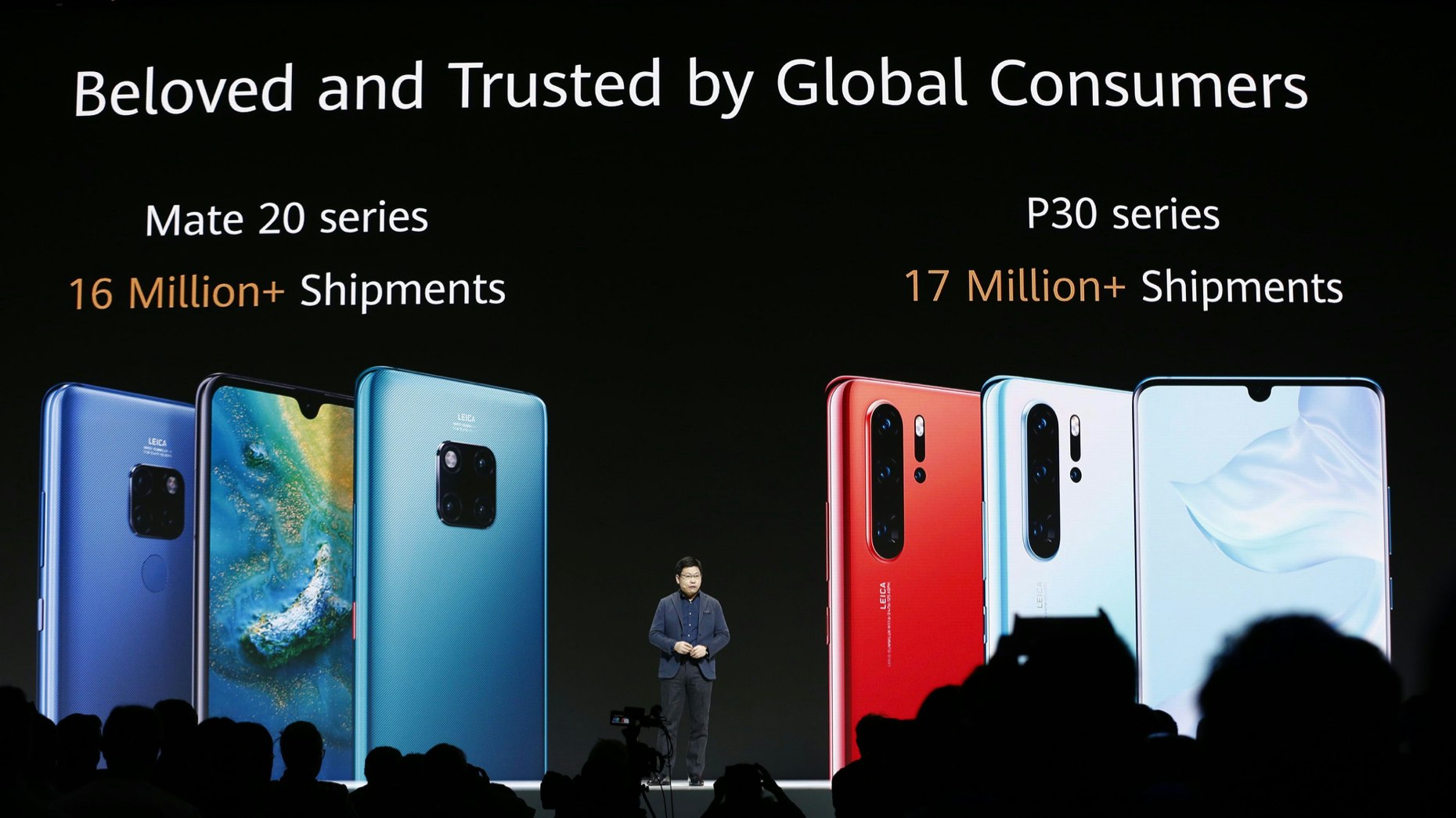 Richard Yu, CEO of Huawei Technologies' consumer business, in September. Photo by Bloomberg
