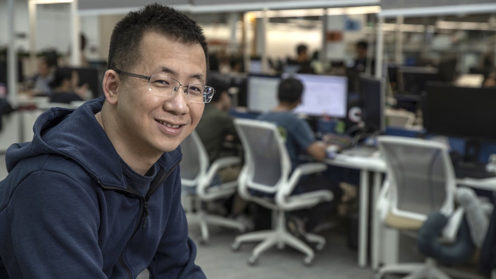 ByteDance CEO Zhang Yiming. Photo by Bloomberg