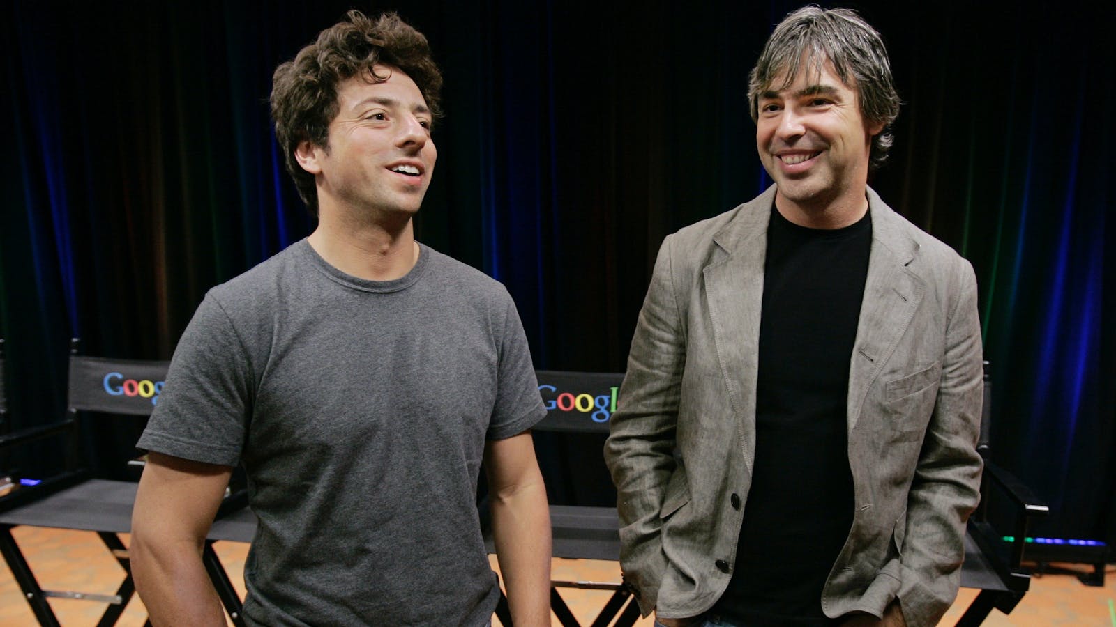 Sergey Brin and Larry Page. Photo by AP
