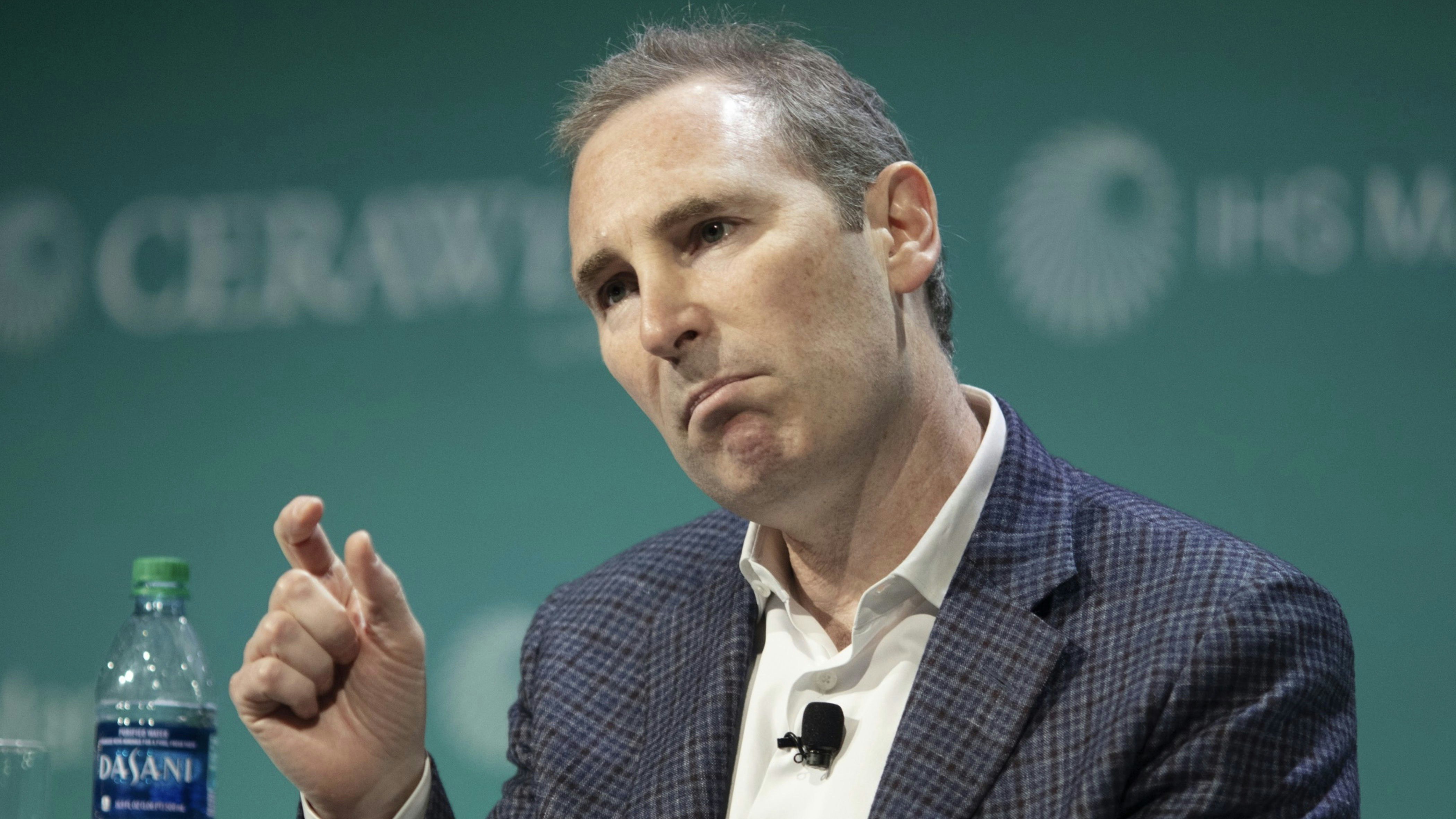 AWS CEO Andy Jassy. Photo by Bloomberg