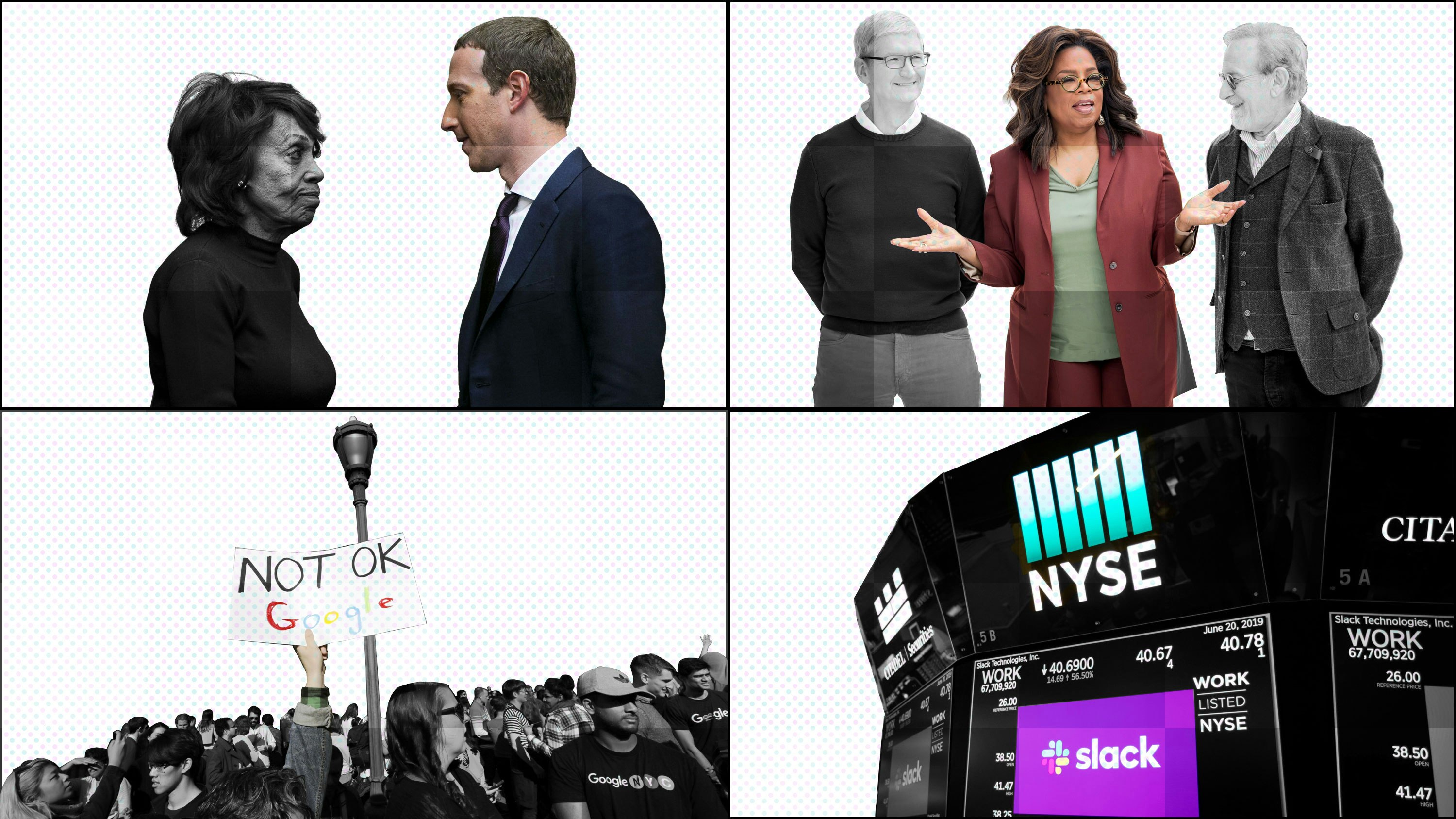 Photos by AP and Bloomberg. Art by Jesse Howe