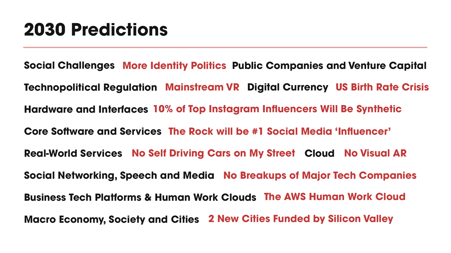My Predictions For The Next Decade The Information