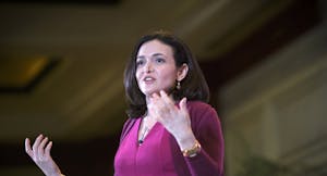 Facebook chief operating officer Sheryl Sandberg has been pitching Atlas. Photo by Bloomberg.