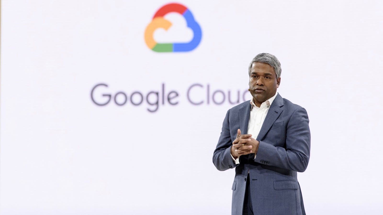 Google Cloud CEO Thomas Kurian. Photo by Bloomberg

