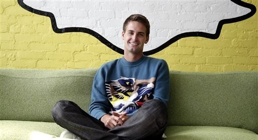 Snapchat CEO Evan Spiegel. Photo by Associated Press.