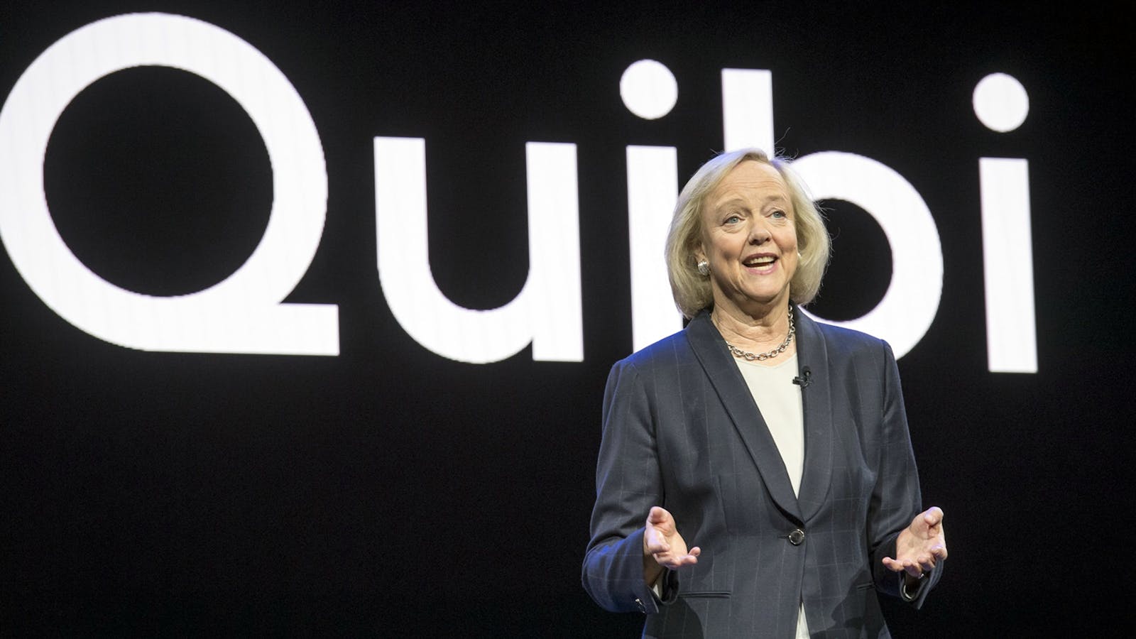 Quibi CEO Meg Whitman. Photo by Bloomberg