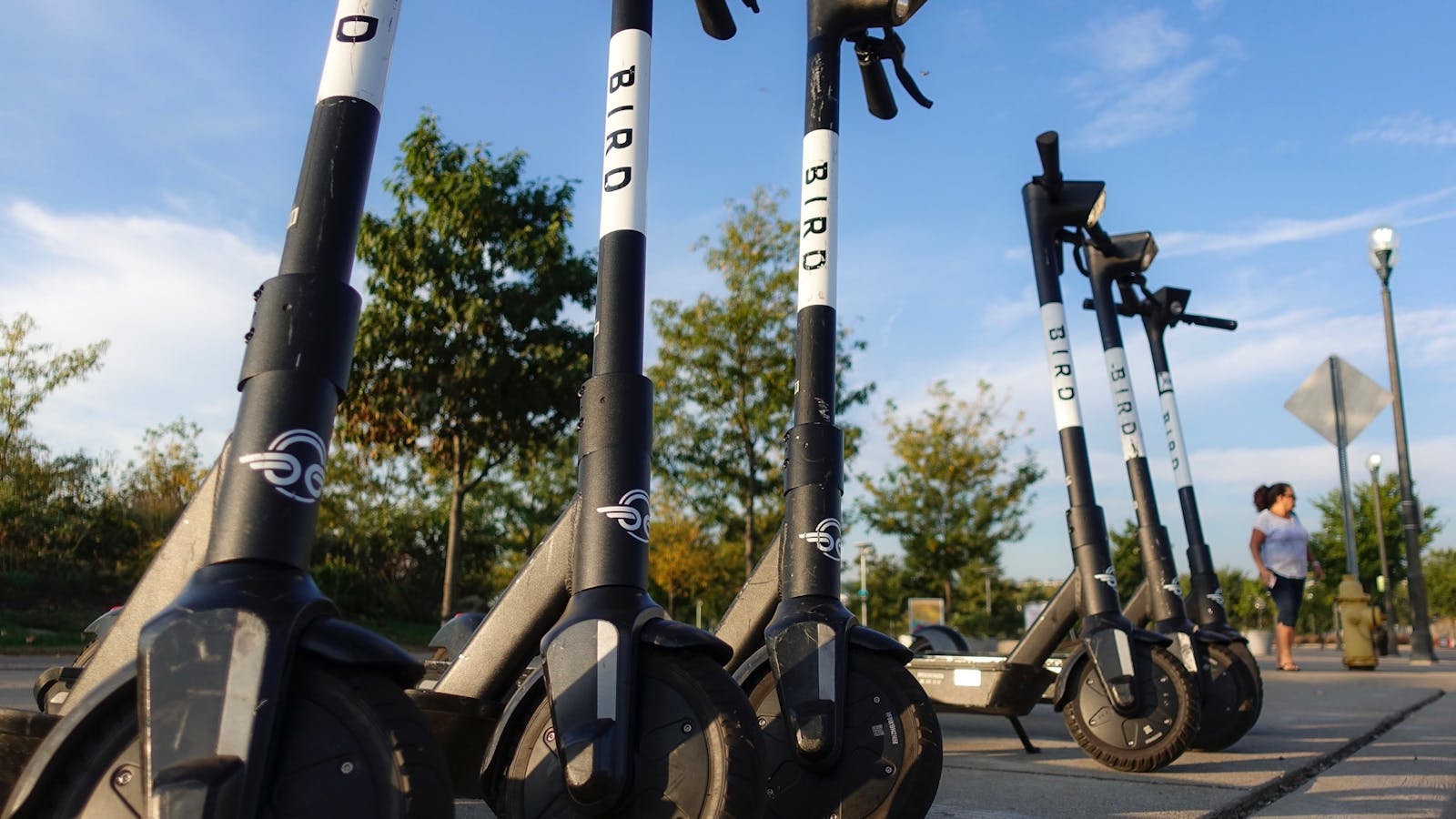 Scooter rental startup Bird has laid off significant numbers of staff in the U.S., but not in Amsterdam. Photo: AP